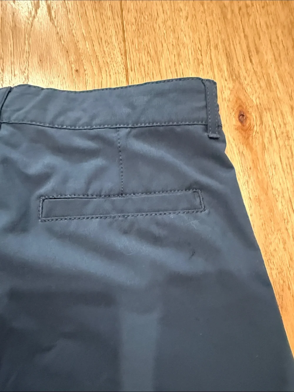 Old Navy Navy Blue Kids Flat-Front Shorts